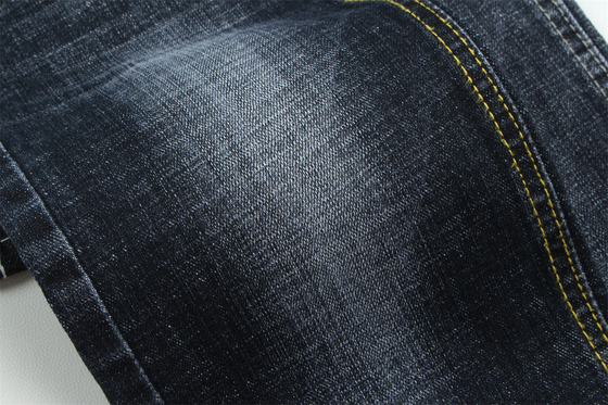 Koyu Mavi Gri Çapraz Çapraz Pamuk Spandex Jeans İçin Denim Kumaş