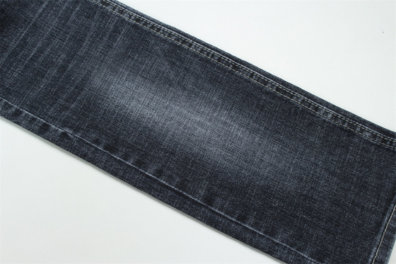 Koyu Mavi Gri Çapraz Çapraz Pamuk Spandex Jeans İçin Denim Kumaş
