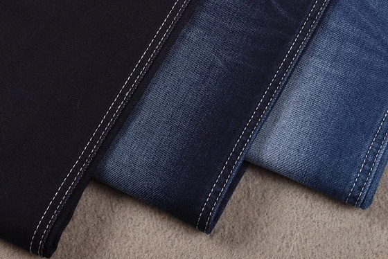 Sahte örgü pamuk poliester rayon Spandex Terry Jeans için denim kumaş