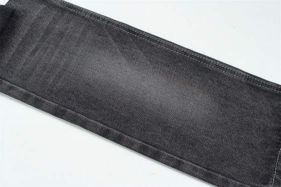 11oz Denim Kumaş Sert 56%C 44%P Siyah Ve Siyah Arka Yüz Tam Genişliği 180cm