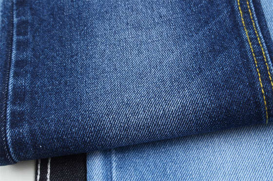 11.5oz Denim Kumaş Sert 100% C Marka Tarzı Jeans Erkek Arkadaş Tarzı Yumuşak El Duyguları Süper Koyu Mavi Renk