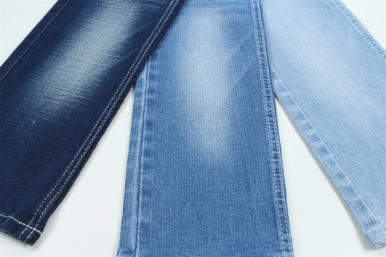 190cm Genişlikli Yüzük Slub Stretch Denim Kumaş Erkek Jeans