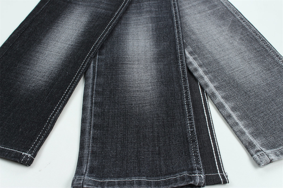 190 Cm Ring Slub Sulphur Black Stretch Denim Kumaş Erkek Jeans