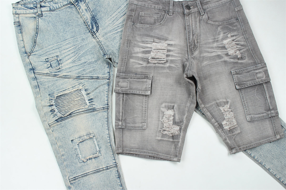 190 Cm Ring Slub Sulphur Black Stretch Denim Kumaş Erkek Jeans
