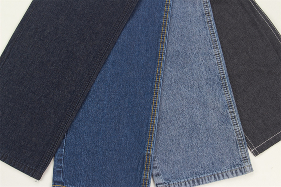 Hafif Ağırlık 7.5 Bir kez 190 cm 100% Pamuk Sert Jeans Tişört Kumaş