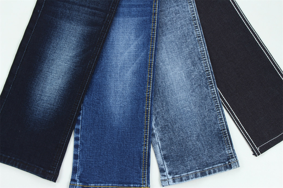Pamuk Ployester Rayon Elastane Stretch Denim Kumaş Erkekler için Jeans