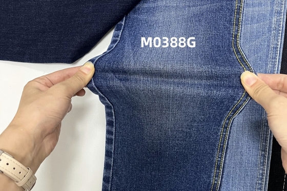 11.5 Oz Koyu Mavi ve Çapraz Dönüşümlü Dikişli Jeans Kumaş Normal Dönüşüm