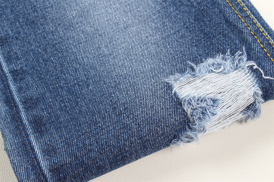 190cm Kızıl Mavi Pamuk Poliester Sert Jeans Kumaşı