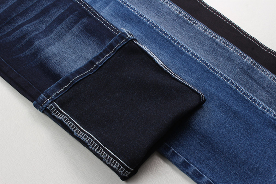 Koyu Mavi Siyah Arka Yanı Jeans İçin İyi Gerginlik Denim Kumaş