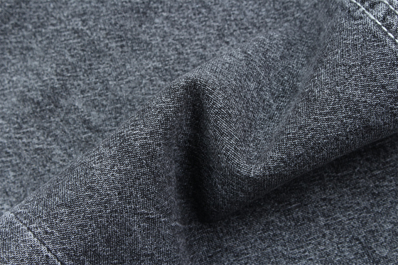 % 100 saf pamuk, ipek gibi siyah hafif denim kumaş