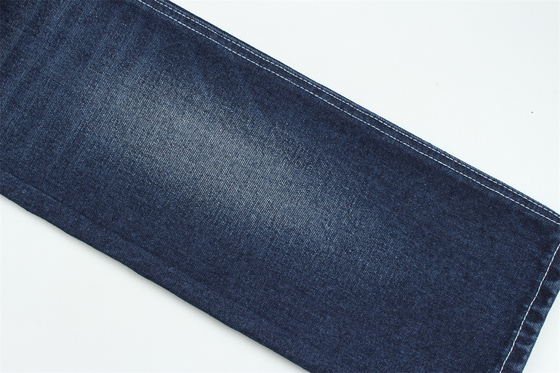 Çok Derin Mavi 11.5 Oz Yüksek Elastikte Geri Dönüştürülmüş Elyaf Denim Kumaş