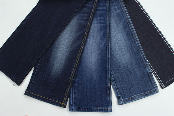 Erkekler için özel dokuma denim kumaşlar Cotton Polyester Spandex denim kumaşlar
