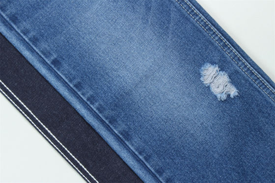 10oz Denim Kumaş Sert 100% C Marka Tarzı Jeans Erkek Arkadaş Tarzı Yumuşak El Duyguları Süper Koyu Mavi Renk