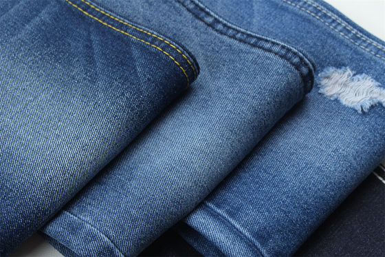 10oz Denim Kumaş Sert 100% C Marka Tarzı Jeans Erkek Arkadaş Tarzı Yumuşak El Duyguları Süper Koyu Mavi Renk