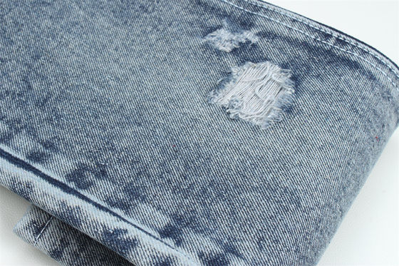 Çiğ malzeme kaynağı çözümleri için 15.5 oz'luk koyu mavi renkte katı denim kumaş