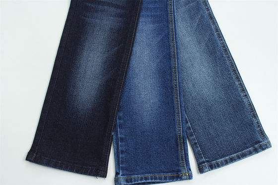 12 Oz Düşük Esneme Denim Kumaş Erkek Kotları İçin Çözgü İplikli 160cm Tam En