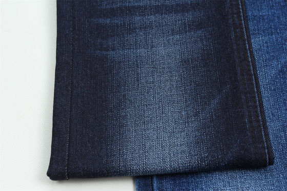 12 Oz Düşük Esneme Denim Kumaş Erkek Kotları İçin Çözgü İplikli 160cm Tam En