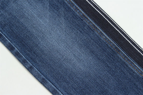 Sanforize Özel Dokuma Pamuk Polyester Spandex Slub Streç Denim Kumaş