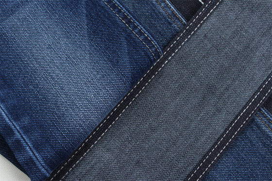 Sanforize Özel Dokuma Pamuk Polyester Spandex Slub Streç Denim Kumaş