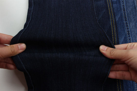 Sanforize Özel Dokuma Pamuk Polyester Spandex Slub Streç Denim Kumaş