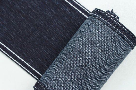 Özel Dokuma Çapraz Slub Streç Denim Kumaş Eni 62/63"