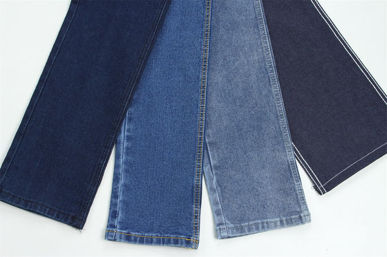 Jakarlı Streç Denim 11 ons Tam Likralı Jakarlı Denim Kumaş Kot İçin