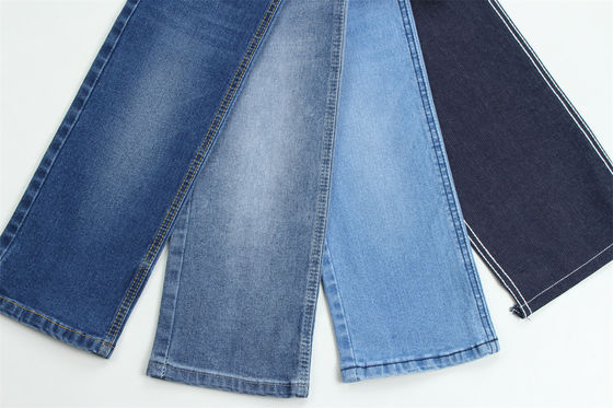 Jakarlı Streç Denim 11 ons Tam Likralı Jakarlı Denim Kumaş Kot İçin