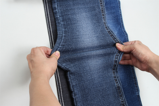 10 Oz çapraz çizgili slub çapraz slub Süper Yüksek Esnek Denim Kumaş Erkek Kot veya kadın kot pantolonları için güney amerika tarzı