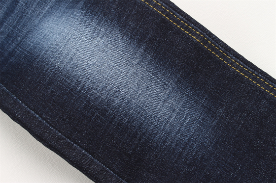 10 Oz çapraz çizgili slub çapraz slub Süper Yüksek Esnek Denim Kumaş Erkek Kot veya kadın kot pantolonları için güney amerika tarzı