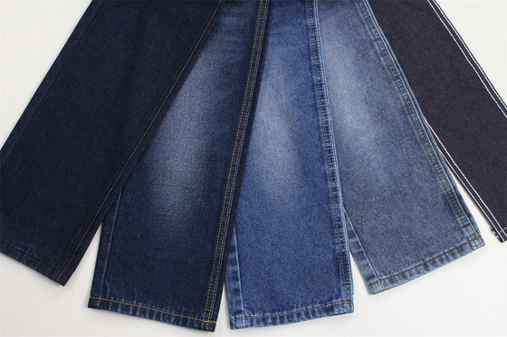 10 oz Super Blue Denim Kumaş Sıkı 100% Pamuk Şık Jeans Erkek Arkadaşı Şık Yumuşak El Duygusu Kadınlar Jeans Yaz Satışta
