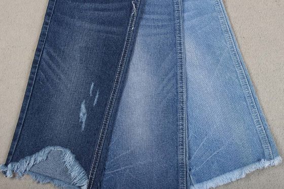 100% Cotton Denim Fabric with 3/1 Right Hand Twill and 10 X 10 Construction for Jeans in 58/60" Width