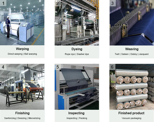 9.8oz Kükürt Siyah Çözgü Slub Denim kumaş %100 pamuk desizing kot kumaşı