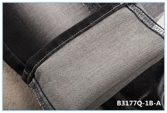 9.5 Oz Kükürt Siyah Ham Denim Kumaş