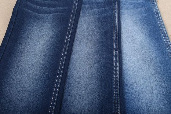 60 Pamuk 38 Polyester Sahte Denim Örme Kumaş