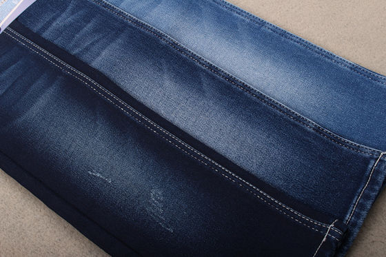Ağır Şeftali Sahte Örme Ham Denim Kumaş