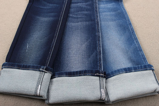 Ağır Şeftali Sahte Örme Ham Denim Kumaş