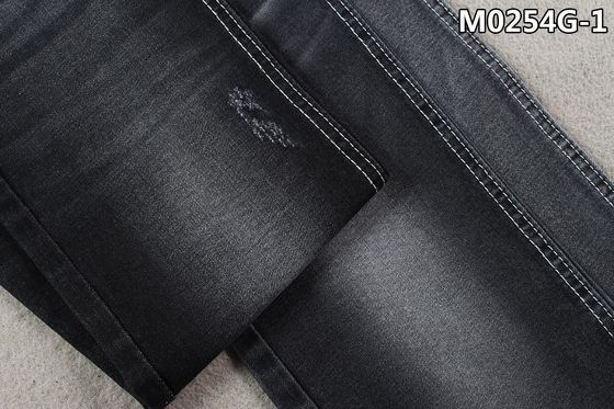 10.3 Ons Siyah Şantuk Polyester Spandex Denim Kumaş Hafif Streç Lady'S Wear