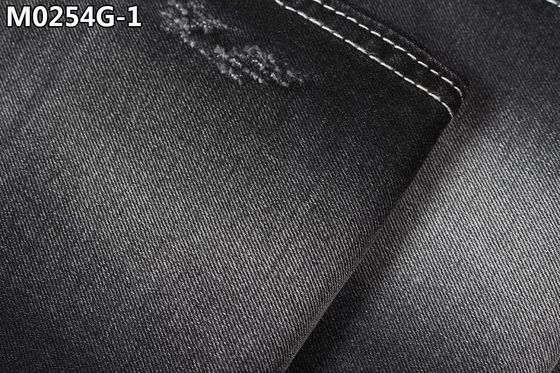 10.3 Ons Siyah Şantuk Polyester Spandex Denim Kumaş Hafif Streç Lady'S Wear