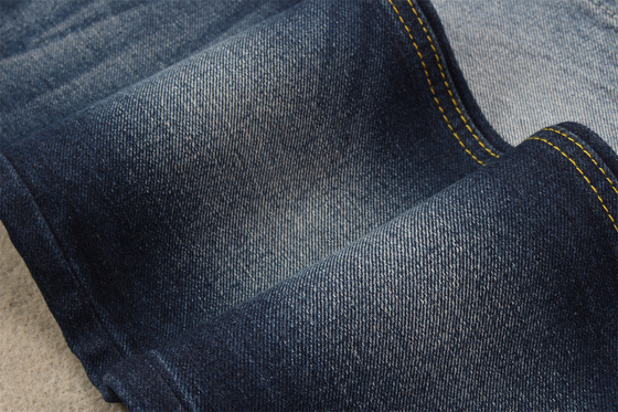 12.5 Bir kez 190 cm 100% Pamuk Super Indigo Mavi Jeans Kumaş