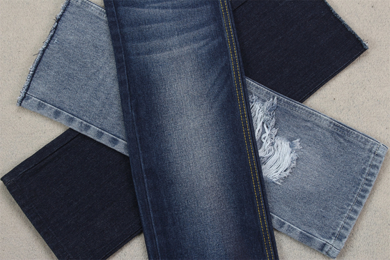 12.5 Bir kez 190 cm 100% Pamuk Super Indigo Mavi Jeans Kumaş