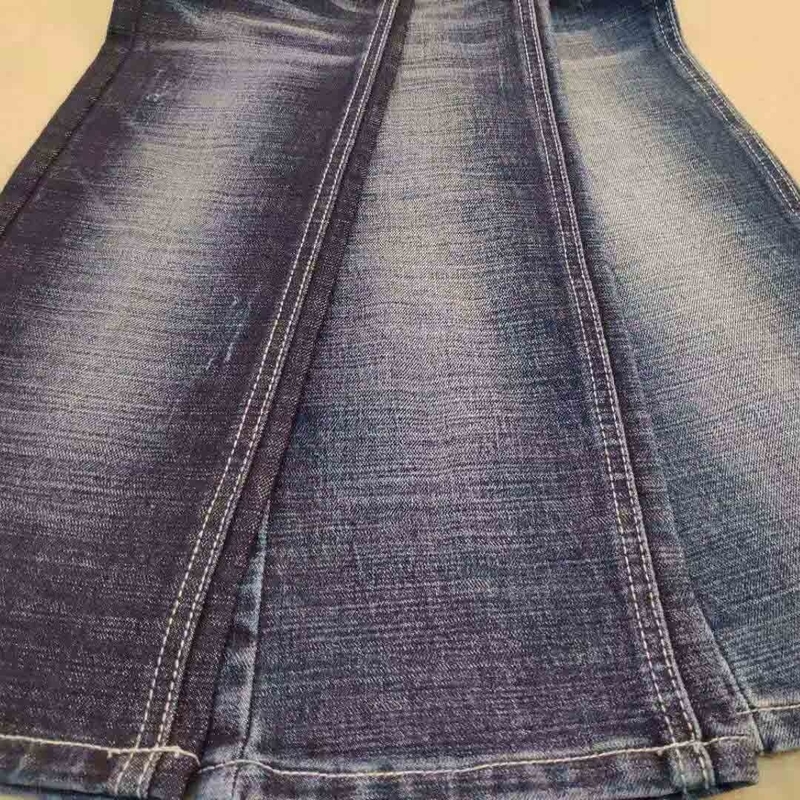 İp Boyası Pamuk En 51/52" Renk Lacivert Likralı Denim Kumaş