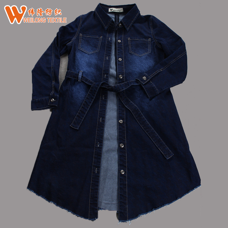 8.5 Oz Çiçekli Baskılı Pamuklu Streç Denim Kumaş Renkli Mavi+Koyu Mavi+Mavi