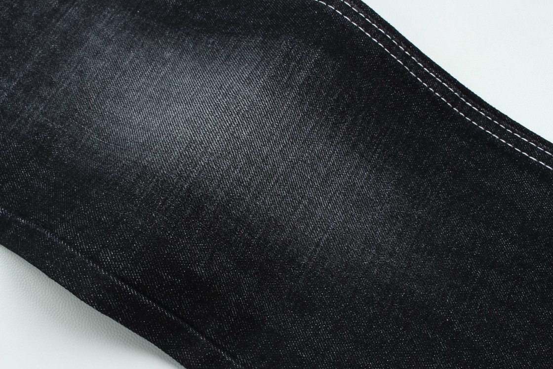 %100 pamuk crossshatch slayt denim kumaş moda stili için sert 13oz siyah renk sıcak satmak Hindistan pazarına