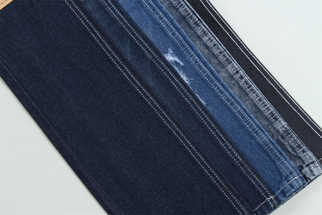 2 dolardan az 12 onca 190cm Indigo Pamuk Poliester Sıkı Jeans için Denim Kumaş