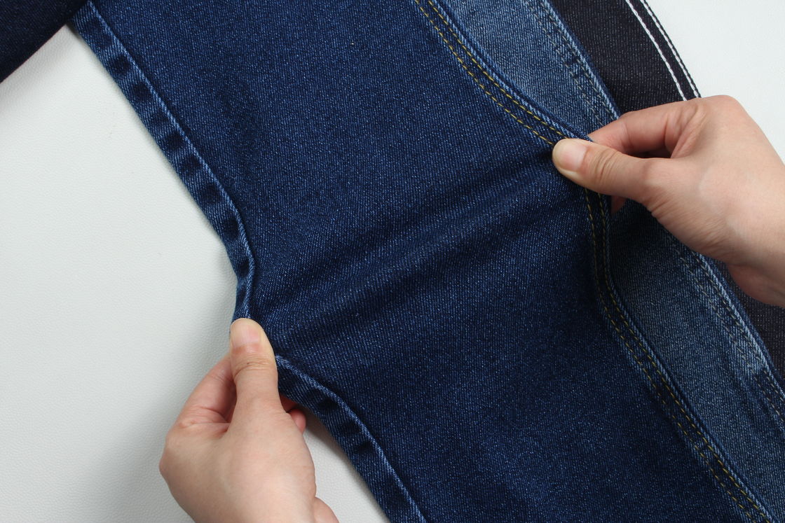 11.5 Bir kez Pamuk Poliester Spandex Rahatlık Stretch Jeans için Denim Kumaş