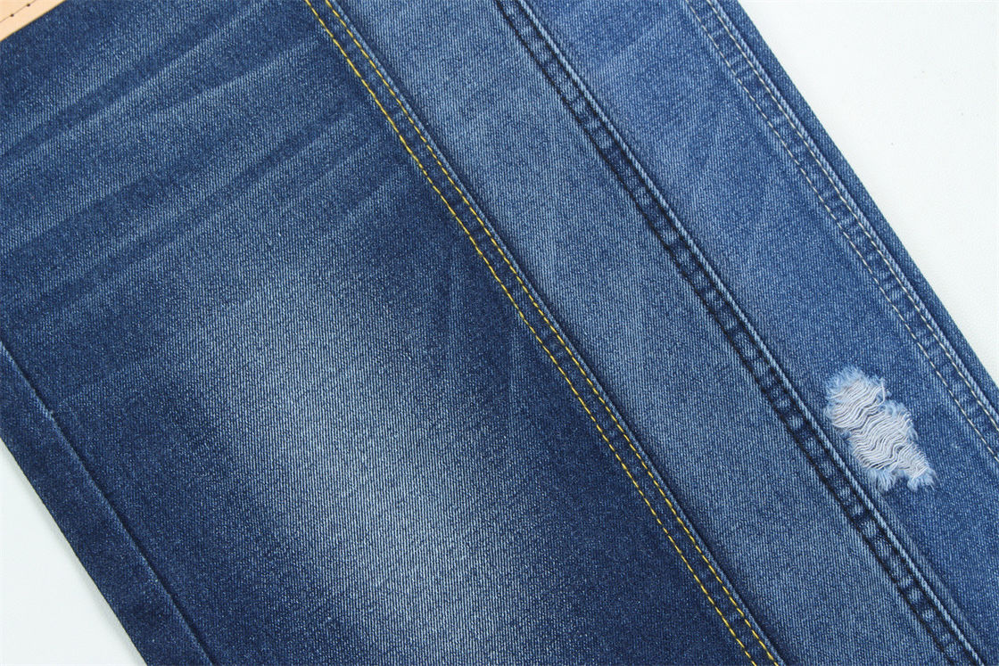 10oz Denim Kumaş Sert 100% C Marka Tarzı Jeans Erkek Arkadaş Tarzı Yumuşak El Duyguları Süper Koyu Mavi Renk