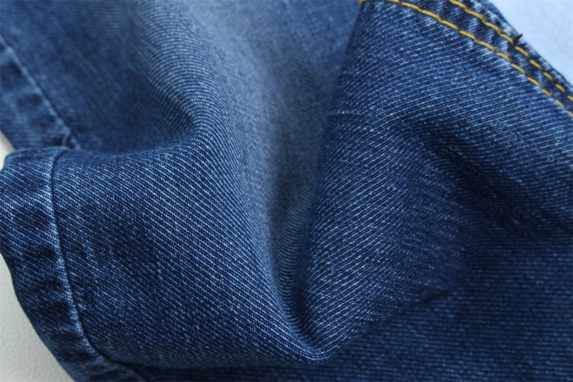 6oz Düşük Esneme Çok Yumuşak Tencel Kumaş Kot Kumaşı Gömlekler ve Çocuk Kotları İçin Süper İnce Rahat ve Nefes Alabilir