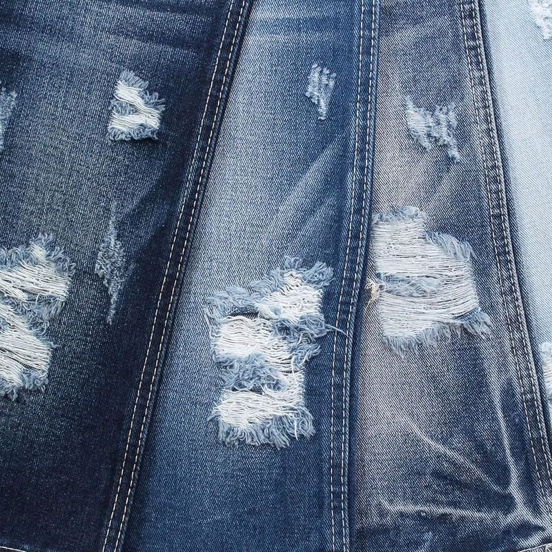 11.5 Onspandeks Pamuklu Denim Kumaş 70'' Genişlik Süper Koyu Mavi Kot Kumaşı