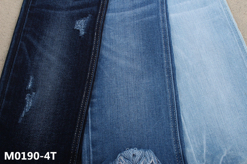 390gsm Çift Çekirdekli Elastik 94 Pamuk 4 Spandex Şantuk Sıkı Denim Malzeme Kumaş