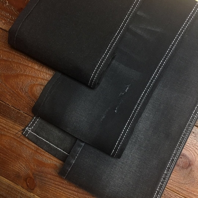 Tencle Pamuklu Malzeme Denim Kumaş Jeans Siyah Renk 9oz